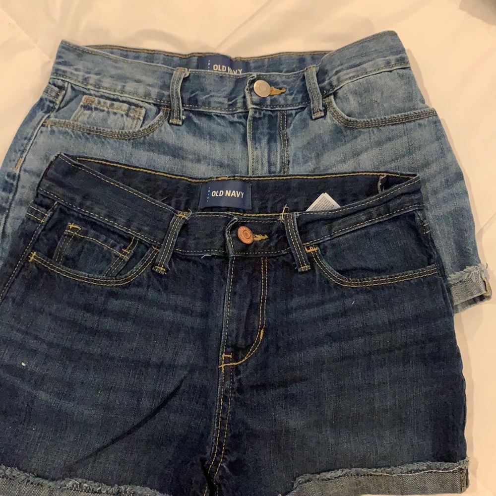 2 pair of old navy girl shorts